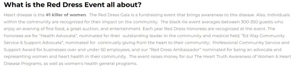 Community Health Education Foundation’s Annual Red Dress Gala image