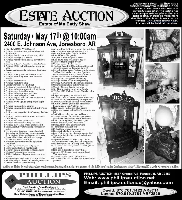 Estate of Betty Shaw image
